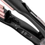 BaByliss The Crimper Plancha de pelo Negro/Rosa