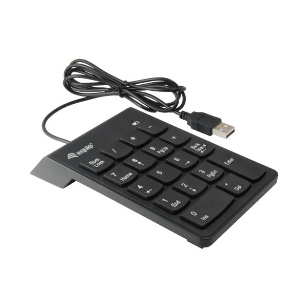 Teclado Numerico USB Equip / 18 Teclas / Negro / 245205