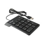 Teclado Numerico USB Equip / 18 Teclas / Negro / 245205
