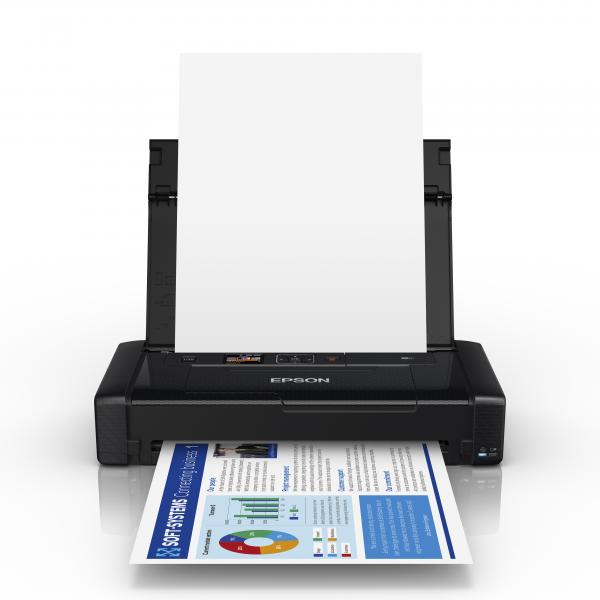 Impresora Portatil Epson Inyeccion Color Wf - 110w Workforce A4 - 14ppm - Usb - Wifi - Wifi Direct - Adaptador Ca Main Image