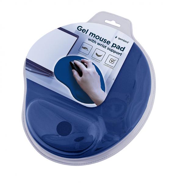 Alfombrilla De Gel Gembird Para Raton Con Soporte Para Mune