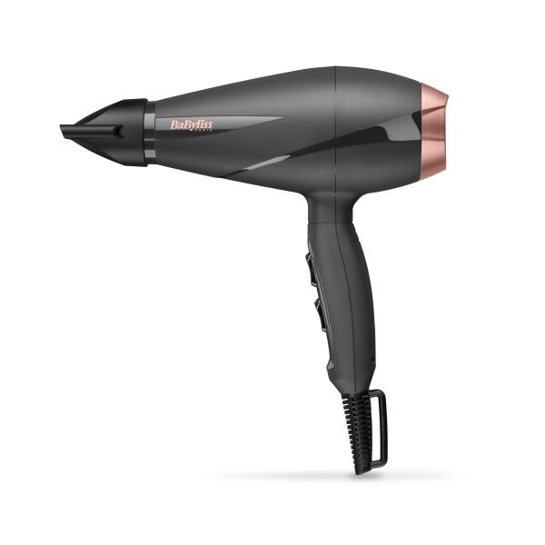 BaByliss Smooth Pro 2100 Secador Profesional Negro/Oro rosa