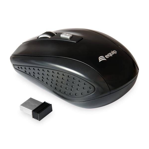 Mouse Equip Wireless Life Optico 2.4ghz 4 Botones Color Negro Dpi 800/1200/1600 Hover Image