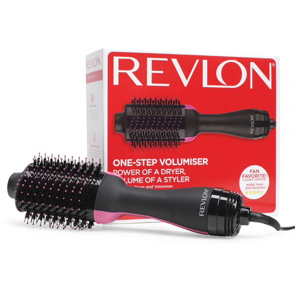 Cepillo de aire caliente Revlon RVDR5222E Negro/Rosa