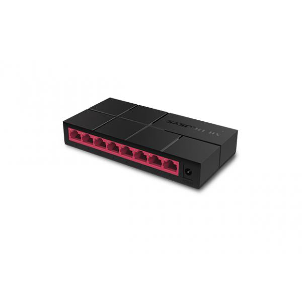 Mercusys MS108G 8 Puertos Gigabit Negro