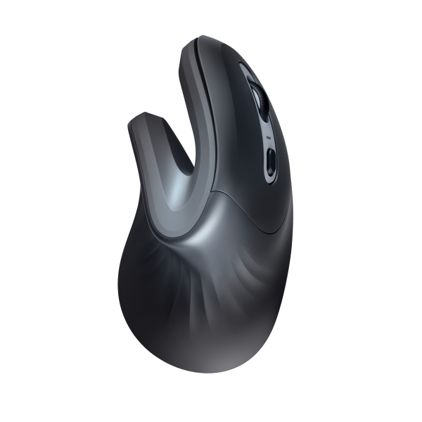 Mouse Trust Wireless Ergo Verro Ergonomic Optico 600-1600dpi Angulo 60 Receptor Micro-usb 23507