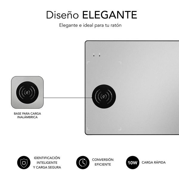 Alfombrilla Cargador Subblim Mousepad Wireless Charger 10w