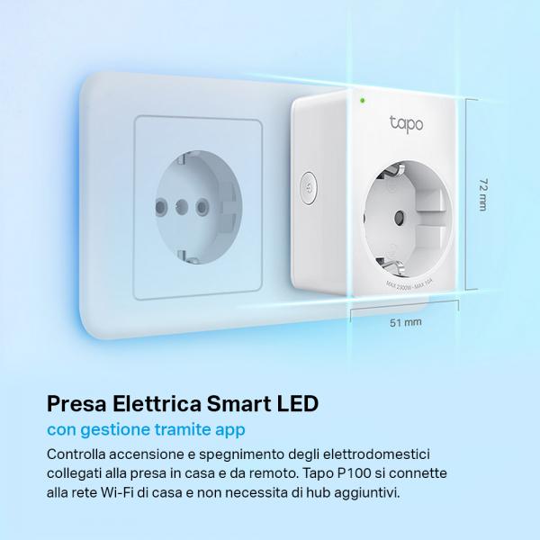 Enchufe Inteligente Wifi Tapo P100 2.4ghz Tp - Link