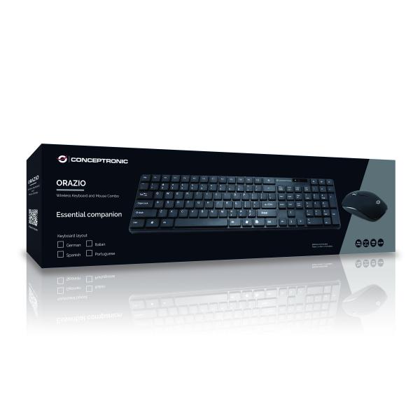Teclado Y Mouse Conceptronic Wireless Orazio Aleman