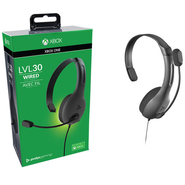 XBOX ONE Pdp Wired Headset Lvl 30 (gris) Main Image