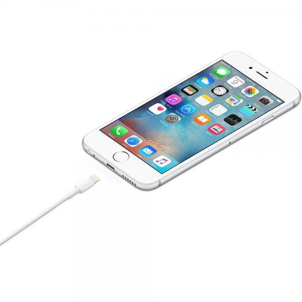 Cable Alargador USB 2.0 a Lightning - 1m  Blanco