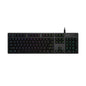 Teclado Logitech G512 Carbon Gaming Mecanico Tactil Gx Brown Rgb Lightsync Aluminio Negro
