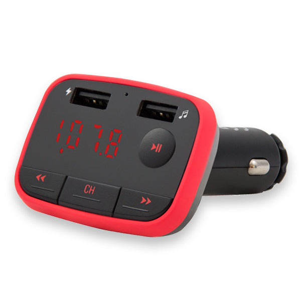 Transmisor Fm Coche Con Cargador 2.4a Savio Tr-10