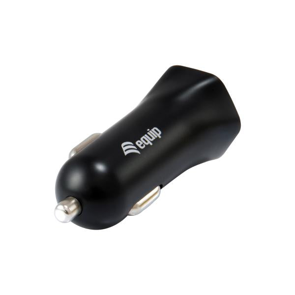 Cargador Equip Life 5v 2xusb Para Coche 12 - 24v 2.4a 12w