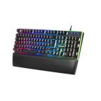 Teclado Mars Gaming Mk320 H-mechanical Red Iluminacion Rgb En Teclas Y Contorno Panel De Aluminio Re