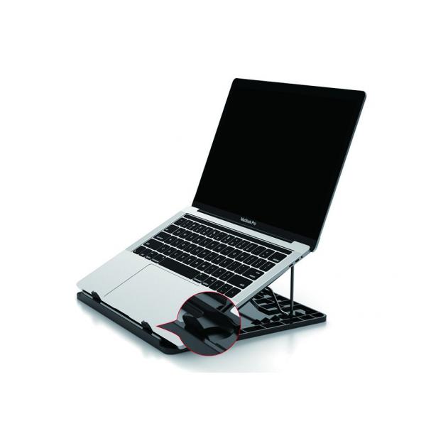 Soporte De Portatil Conceptronic De Aluminio Color Negro