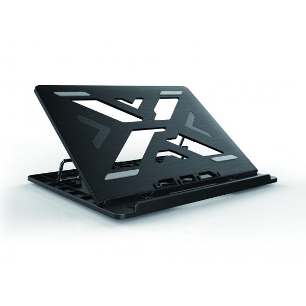Soporte De Portatil Conceptronic De Aluminio Color Negro Hover Image