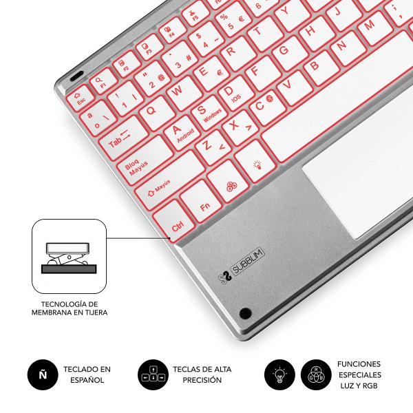 Teclado Tablet Subblim Sub - Kbt - Smbt50 Inalambrico