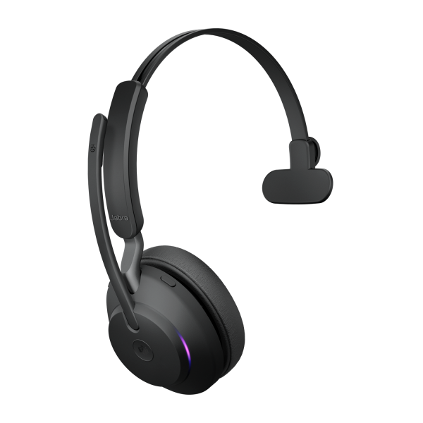 Auriculares Jabra Evolve2 65 Mono Multipunto Diadema 24h Bluetooth 5.0 40mm