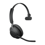 Auriculares Jabra Evolve2 65 Mono Multipunto Diadema 24h Bluetooth 5.0 40mm