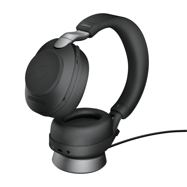 Jabra Evolve2 85 - UC Stereo - Kopfhrer - Kopfband - Bro/Callcenter - Schwarz - Binaural - Bluetooth-Pairing - Abspielen/Pause - Track < - Ortung > - Lautstrke + - Lautsrke -