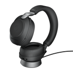 Jabra Evolve2 85 - UC Stereo - Kopfhrer - Kopfband - Bro/Callcenter - Schwarz - Binaural - Bluetooth-Pairing - Abspielen/Pause - Track < - Ortung > - Lautstrke + - Lautsrke -