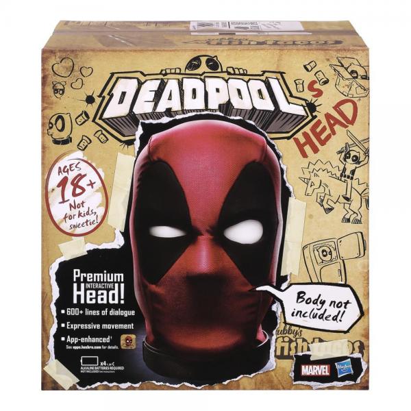 Cabeza Premium Interactiva Deadpool Marvel Legends Ingles