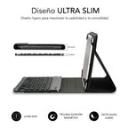 Funda Con Teclado Subblim Keytab Pro Bluetooth Para Tablets