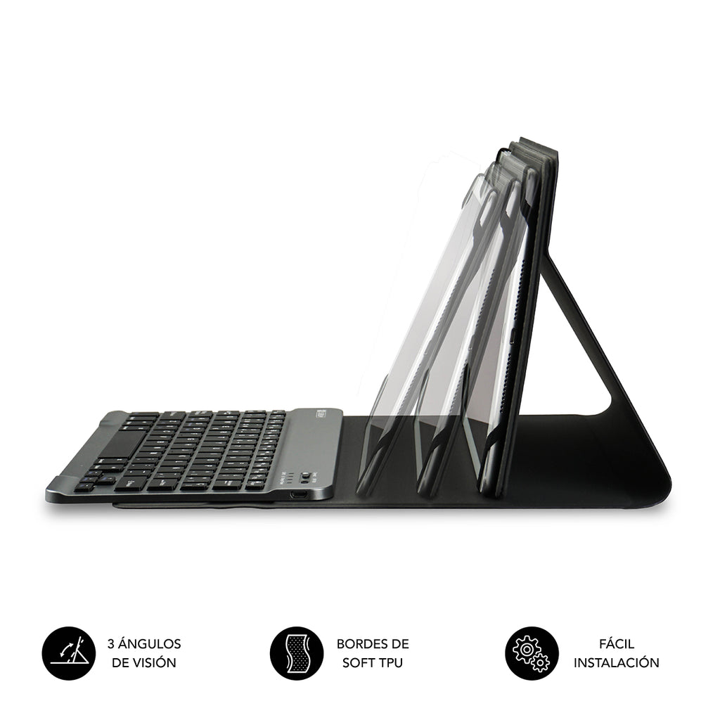 Funda Con Teclado Subblim Keytab Pro Bluetooth Para Tablets