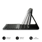 Funda Con Teclado Subblim Keytab Pro Bluetooth Para Tablets