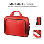 Maletin Subblim Oxford Para Portatil 15.4 Pulgadas - 16 Pulgadas Rojo