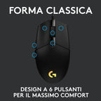 Mouse Logitech G203 Lightsync Rgb 8000dpi 6 Botones Color Negro