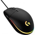 Mouse Logitech G203 Lightsync Rgb 8000dpi 6 Botones Color Negro