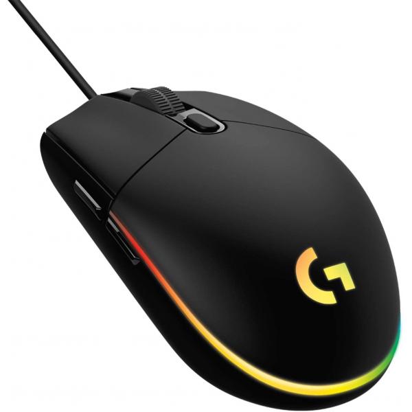 Mouse Logitech G203 Lightsync Rgb 8000dpi 6 Botones Color Negro