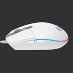 Mouse Raton Logitech G203 Lightsync Blanco Gaming 8.000 Dpi 6 Botones