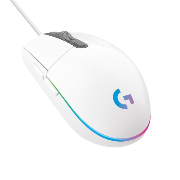 Ratón Gaming con Cable LOGITECH G203 Lightsync - USB  8000DPI  Blanco Hover Image