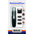 Afeitadora eléctrica Wahl Groomsman Recargable Sin Cable Negro y Gris