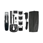 Afeitadora eléctrica Wahl Groomsman Recargable Sin Cable Negro y Gris