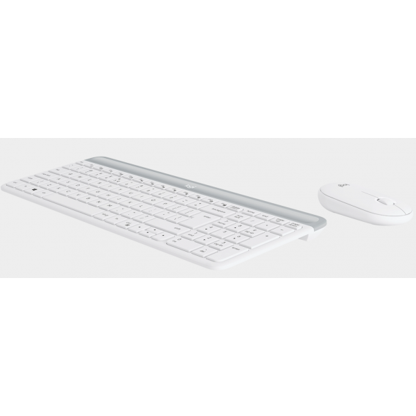 Teclado Y Mouse Logitech Wireless Mk470 Slim White P/n: 920-009199