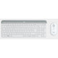 Teclado Y Mouse Logitech Wireless Mk470 Slim White P/n: 920-009199