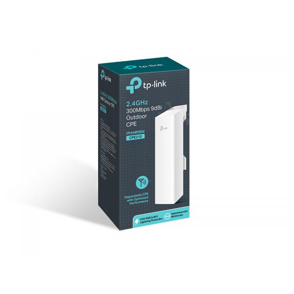 TP-Link CPE210 Punto de Acceso WiFi Exterior 300Mbps