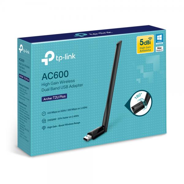 TP-LINK Archer T2U Plus Adaptador USB Wifi