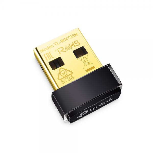 TP-LINK TL-WN725N Adaptador USB Nano Inalámbrico N de 150Mbps