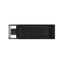 Pendrive 64gb Usb-c 3.2 Kingston Dt70 Negro