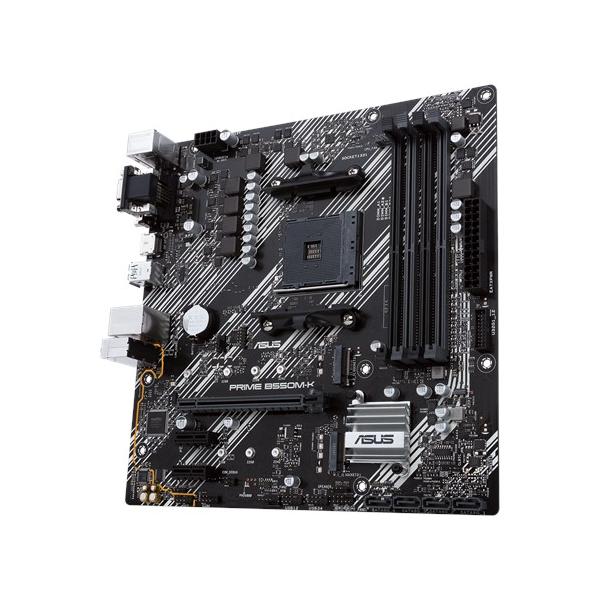Pb Asus Prime B550m-k Skt Am4 M-atx 4ddr4-3200mhz Hdmi Dvi Vga 3pcie 2m.2 Glan 6usb3.2