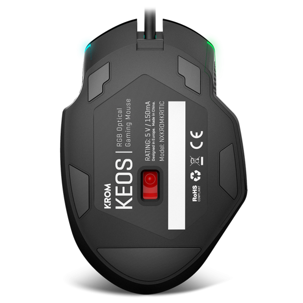 Ratón Gaming con Cable KROM Keos - USB  6400DPI  Negro Main Image