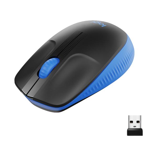 Ratón Inalámbrico LOGITECH M190 - USB  1000DPI  Negro/Azul