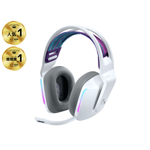 Logitech G G733 Inalámbrico RGB Blanco - Auriculares Gaming