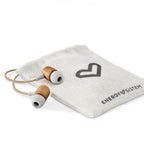 Auricular Energy Sistem Eco Cherry Wood Headset Intrauditivo