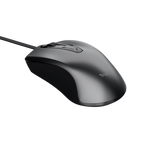 MOUSE TRUST CARVE USB 3 BOTONES Y RUEDA DESPLAZAMIENTO 1200DPI COLOR NEGRO 23733